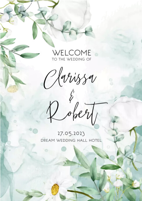 Welcome Wedding Template PosterMyWall