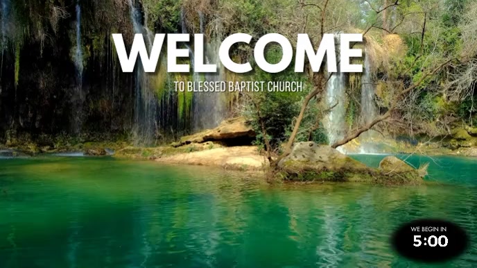 Welcome with Timer Template | PosterMyWall