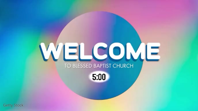 Copy of Welcome with timer | PosterMyWall