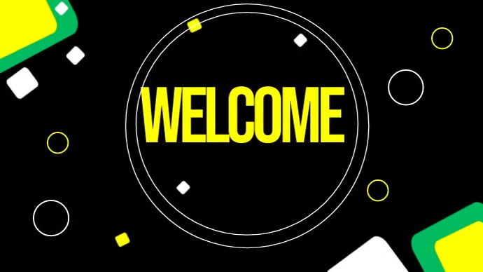 Welcome Intro Video Welcome YouTube Intro Video Template | PosterMyWall