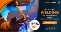 welding classes advertisement template design Umkhangiso we-Facebook