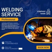 welding Instagram Post template