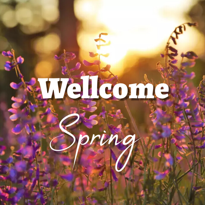 Wellcome spring online gretting card 2024 Template | PosterMyWall