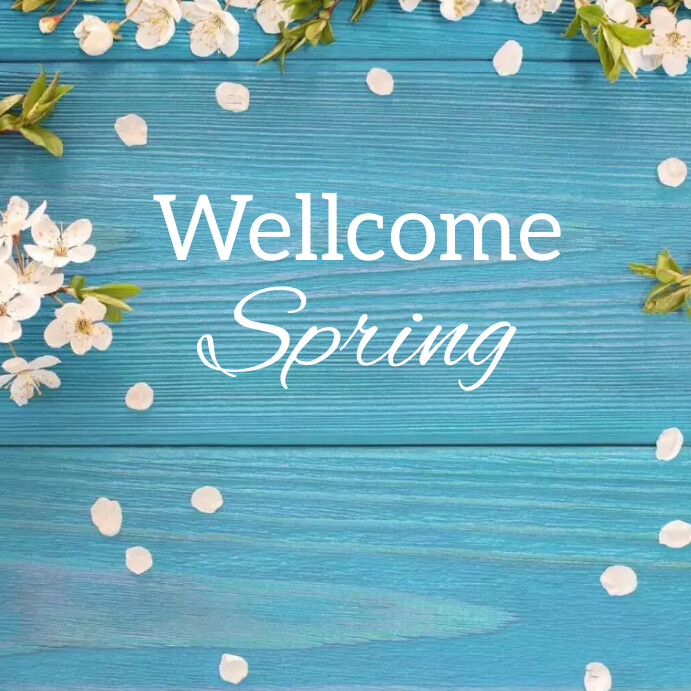 Wellcome spring online gretting card 2024 Template | PosterMyWall