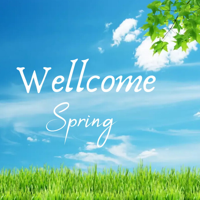 Wellcome spring online gretting card 2024 Template | PosterMyWall