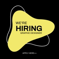 were hiring template Square (1:1)