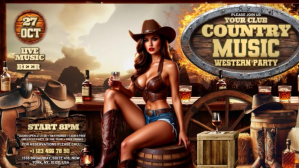 Western Country Digitalt display (16:9) template