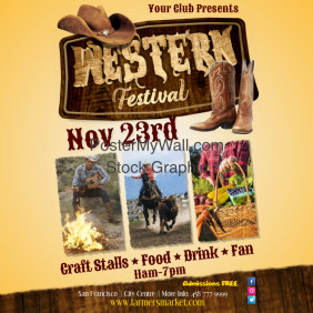 Rodeo Flyer Maker - Use Free Templates! | PosterMyWall