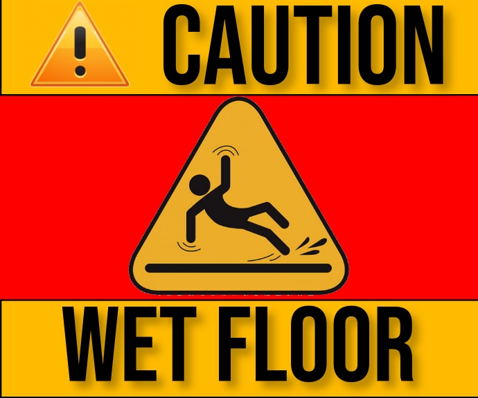 Copy of WET FLOOR SIGN TEMPLATTE | PosterMyWall