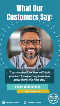 What our customers say instagram story template