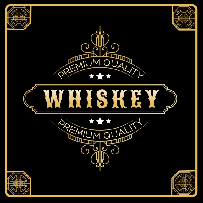 Whiskey Label Design Template PosterMyWall