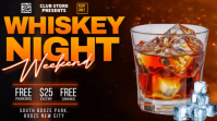 Whiskey Night Weekend YouTube Thumbnail template