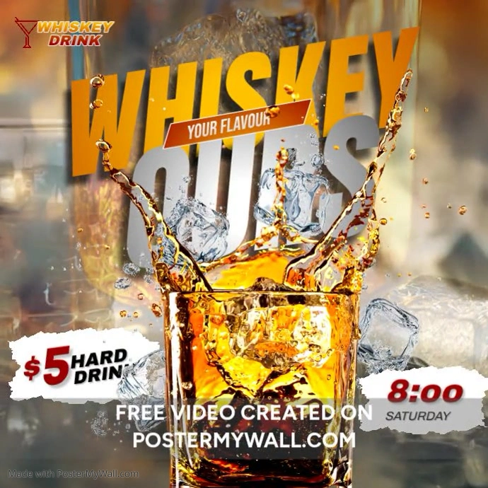 Whisky Advertisement Template | PosterMyWall