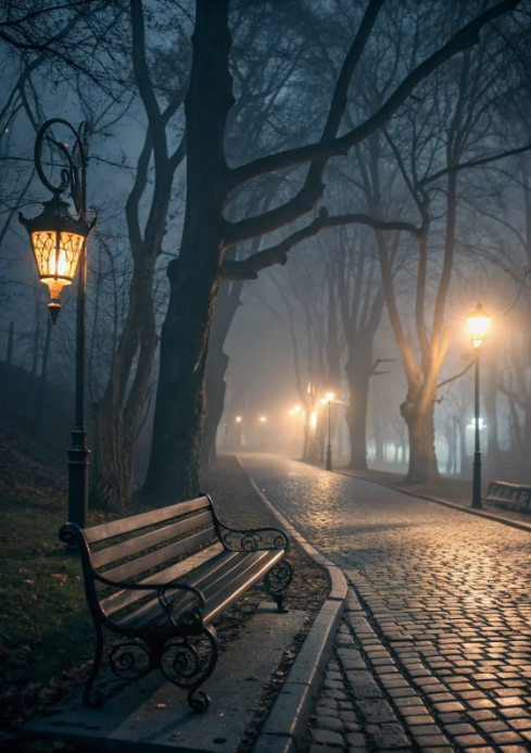 Whispers of the Fog A4 template