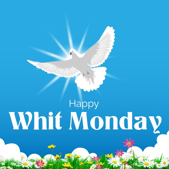 Whit Monday Instagram Post template