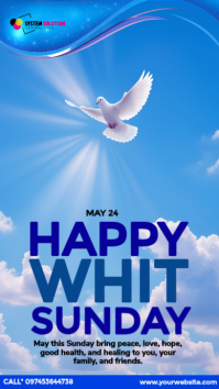 Whit Sunday Celebration Instagram Story template