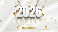 2026 New Year Digital Display template