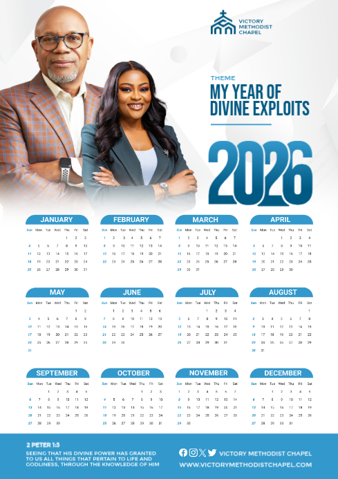 White 2026 Annual Calendar Template A4 Print | PosterMyWall