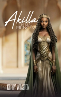 White 3d Akilla The Real Princess Kindle/book Covers template