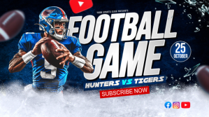 White 3d American Football Youtube Thumbnail Youtube Thumbnail YouTube-miniature template