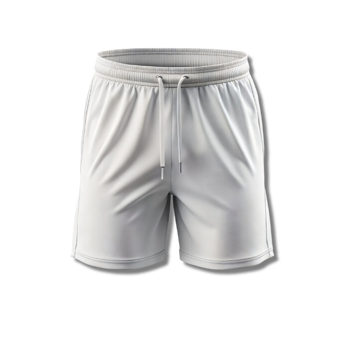 White 3d Athletic Short Mockup Instagram Post template