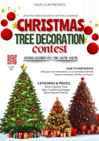 White 3d Christmas Tree Sale A1 template