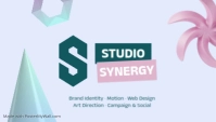 Hvid Creative Studio Business Card Business Card Template - Page 1