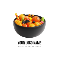 Blanco Halloween Logo Logo Template