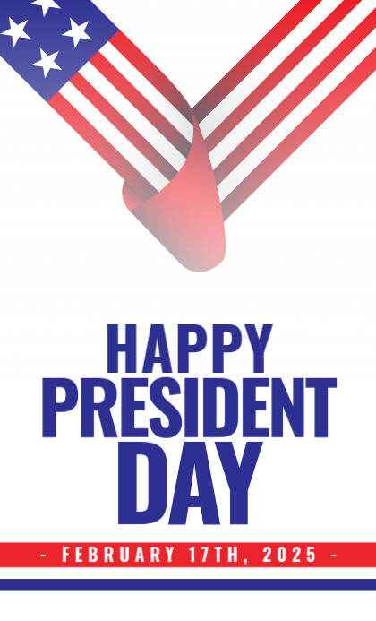 White 3d Happy President Day Legal As template