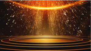 Brown Award Ceremony Background Digitalt display Template