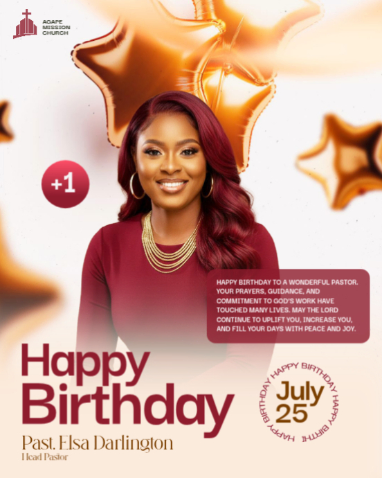 White 3D Maximalist Birthday Flyer for Instagram | PosterMyWall