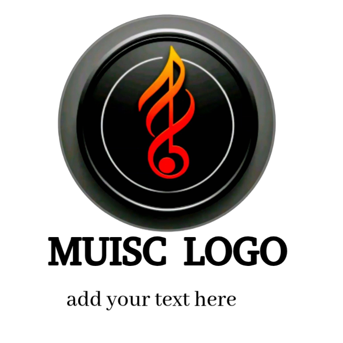Plantilla de White 3d Music Logo Logos | PosterMyWall