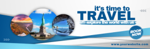 White 3d Time To Travel Tajuk Twitter template