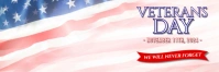 White 3d Veteran's Day Tajuk Twitter template