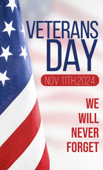 White 3d Veteran's Day Legal As template