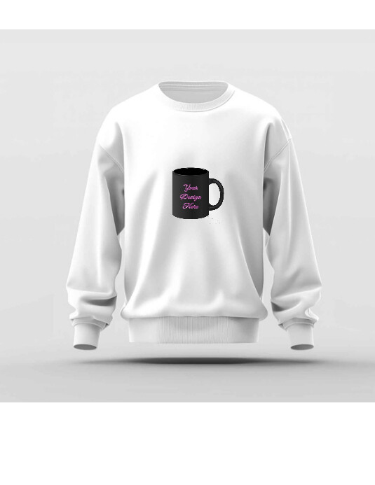 White 3d White Sweatshirt Mockup Flyer (US Letter) template