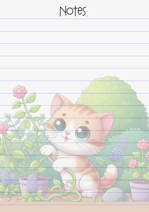 White A4 For Notes A4 template