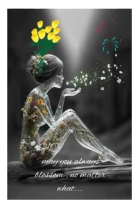 White Abstract A Beautiful Soul Poster template