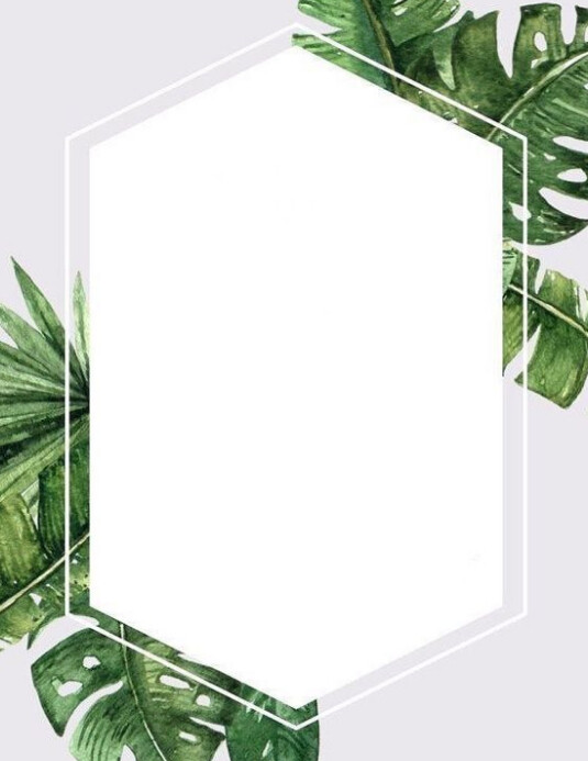 White Abstract Background Design Template  Flyer (us Letter)