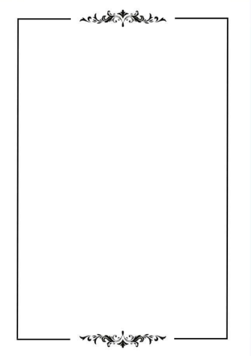 Modèle White Abstract Elegant Minimalist Line Border Frame A4 ...