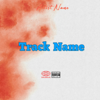 White Abstract Music Album Cover Album Cover template