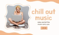 White Abstract Musical Tag Ithegi template