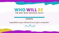 White Abstract Who Will Be The Next Miss Univ Encabezado de blog template