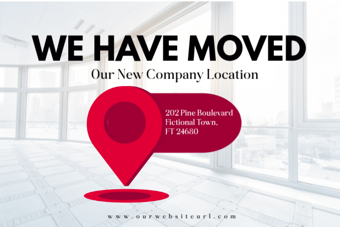 Business Relocation Announcement Modelo | PosterMyWall