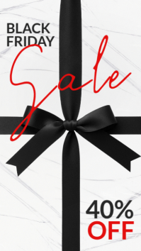 White Black Friday Sale Instagram Story Template