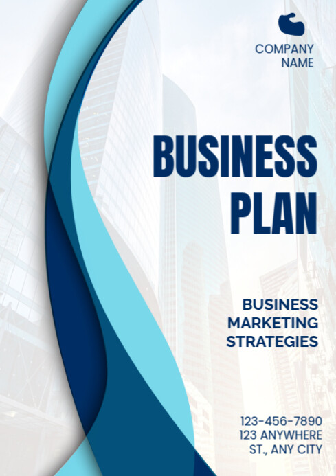 Copy of White and Blue Simple Business Plan Cover Page A4 Document ...