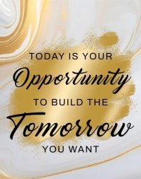 White and Gold Professional Entrepreneur Offi Poster/Wallboard template