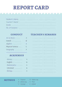 Customize Report Card Templates PosterMyWall
