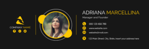 white and yellow colors email header email di Заголовок эл. почты template