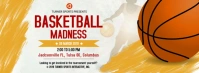 White and Yellow March Madness Facebook Cover